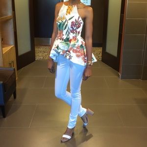 Cameo peplum top from Anthropologie! Size S.